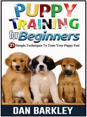 cover image of Puppy Training for Beginners